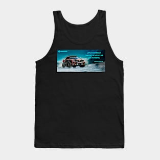 ADVENTURE POSTER WITH QUOTE.. Vehicle adventure poster by ASAKDESIGNS Tank Top